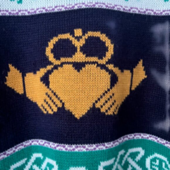 Vintage 90's Wollen Mills Family Company Women's Irish Sweater - Picture 4 of 12